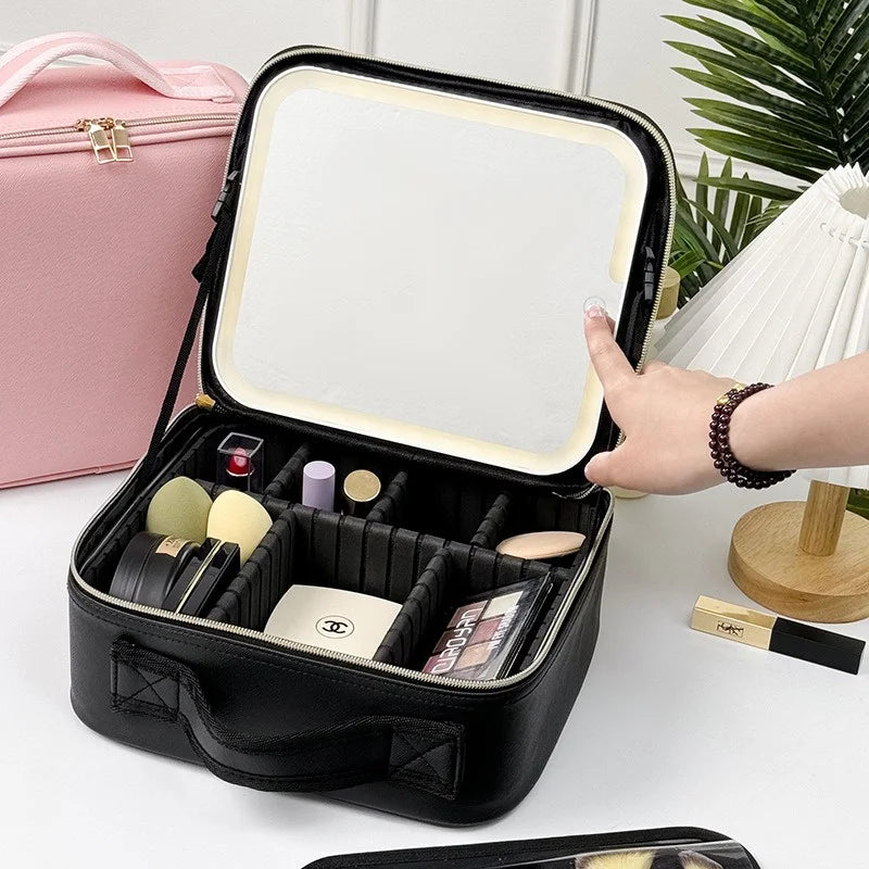 Trousse maquillage avec miroir