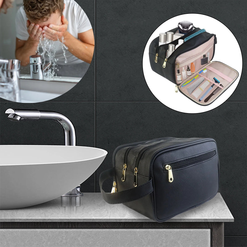 Grande trousse de toilette homme