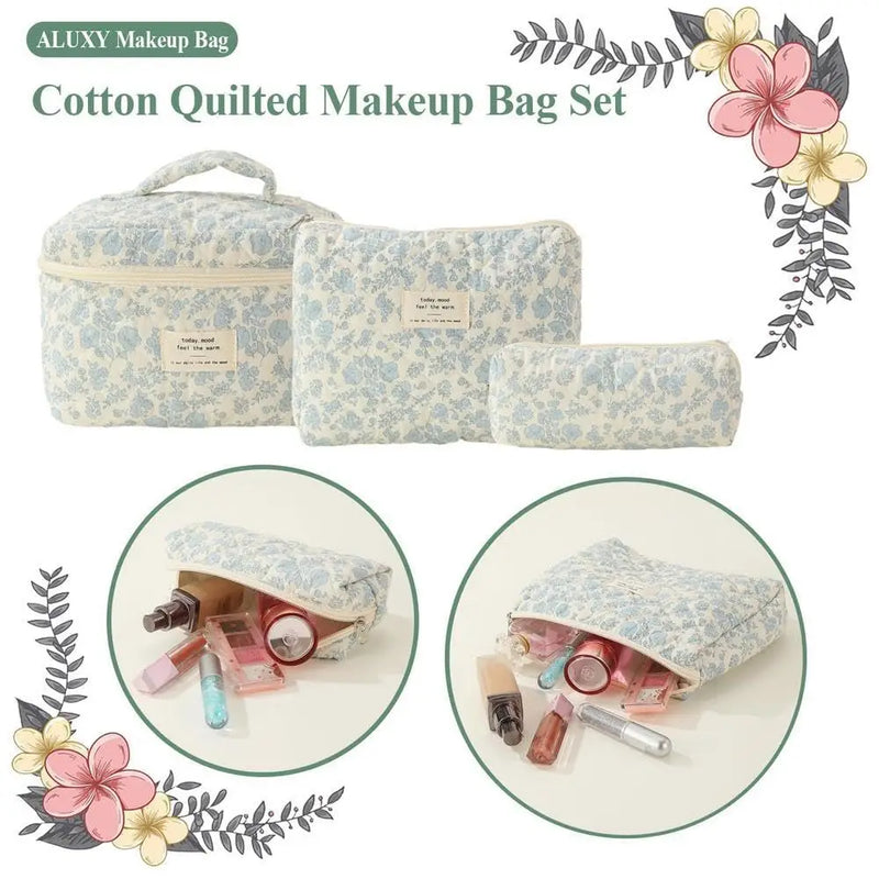 Trousse de toilette gaze de coton femme