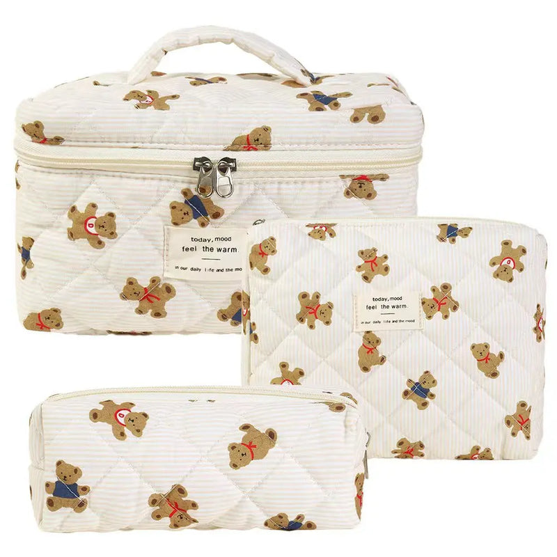 Trousse de toilette gaze de coton femme