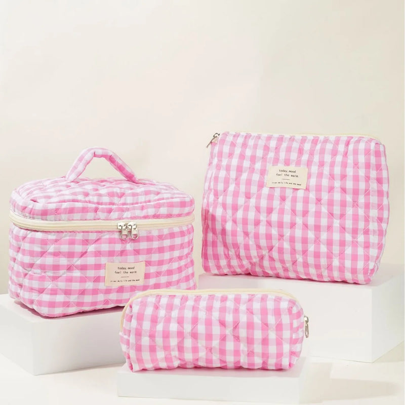 Trousse de toilette gaze de coton femme