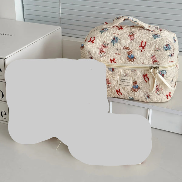 Grande trousse de toilette gaze de coton