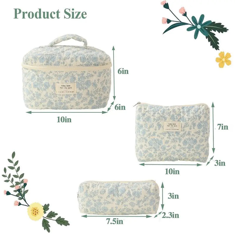 Trousse de toilette gaze de coton femme