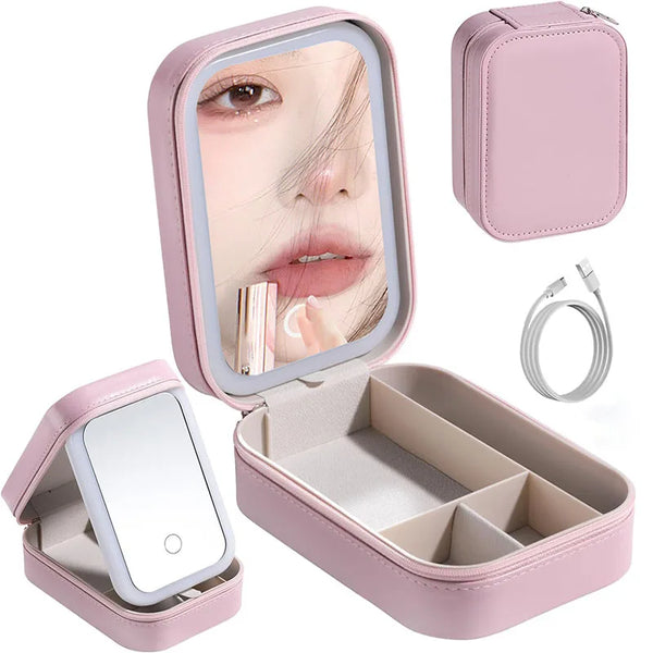 Petite trousse maquillage avec miroir