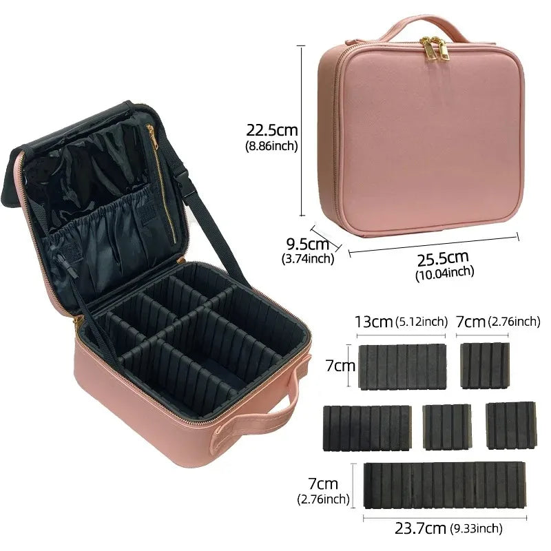 Trousse de maquillage cuir