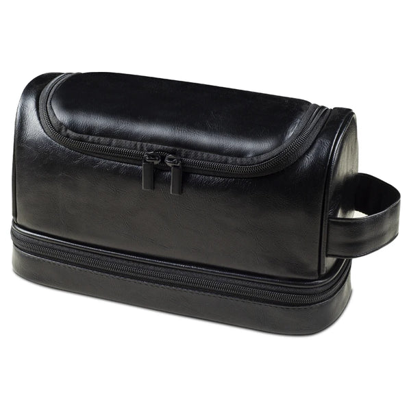 Trousse de toilette homme cuir vintage