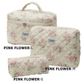 Trousse de toilette fleurs