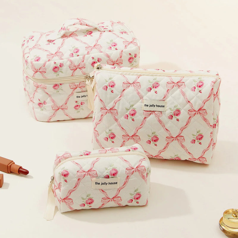 Trousse de toilette gaze de coton femme