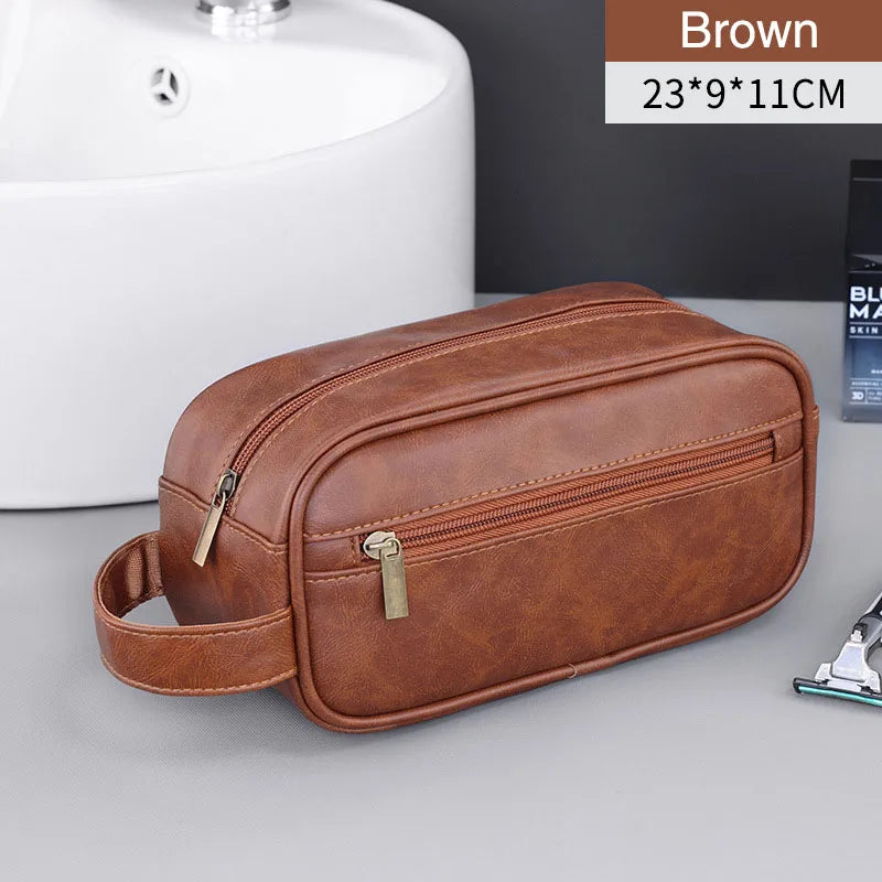 Trousse de toilette homme cuir luxe