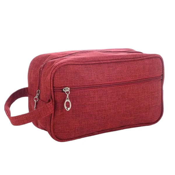 Trousse de toilette rouge