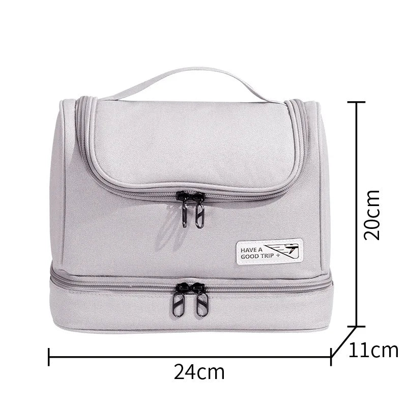 Trousse de toilette femme avec compartiments