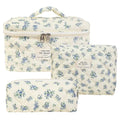 Trousse de toilette fleurs