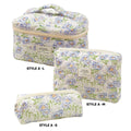 Trousse de toilette fleurs